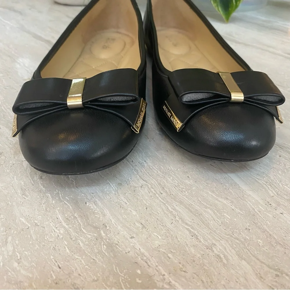 MICHAEL Michael Kors Navy Flats with Bow - Picture 6 of 14
